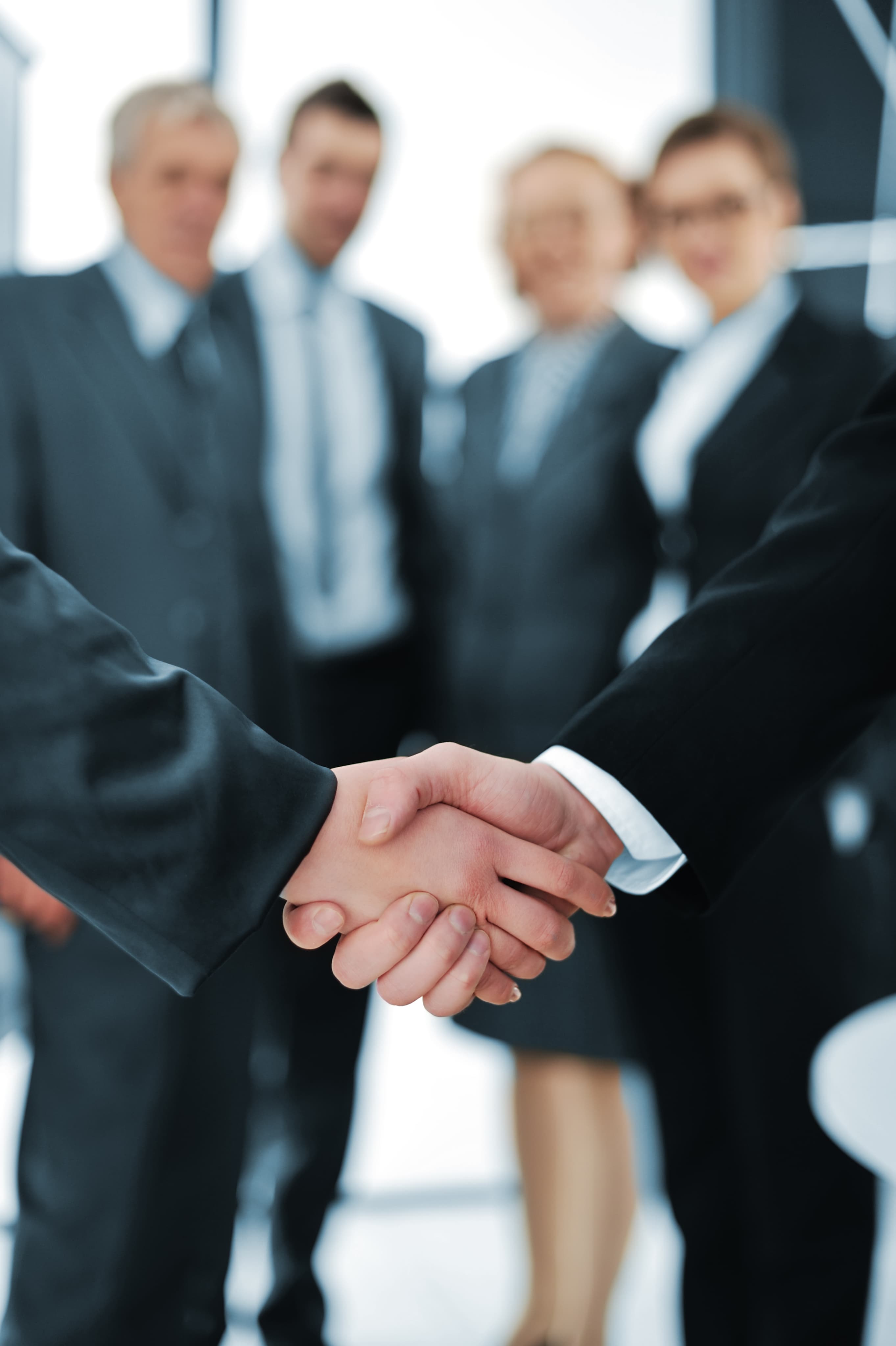 Partnership handshake